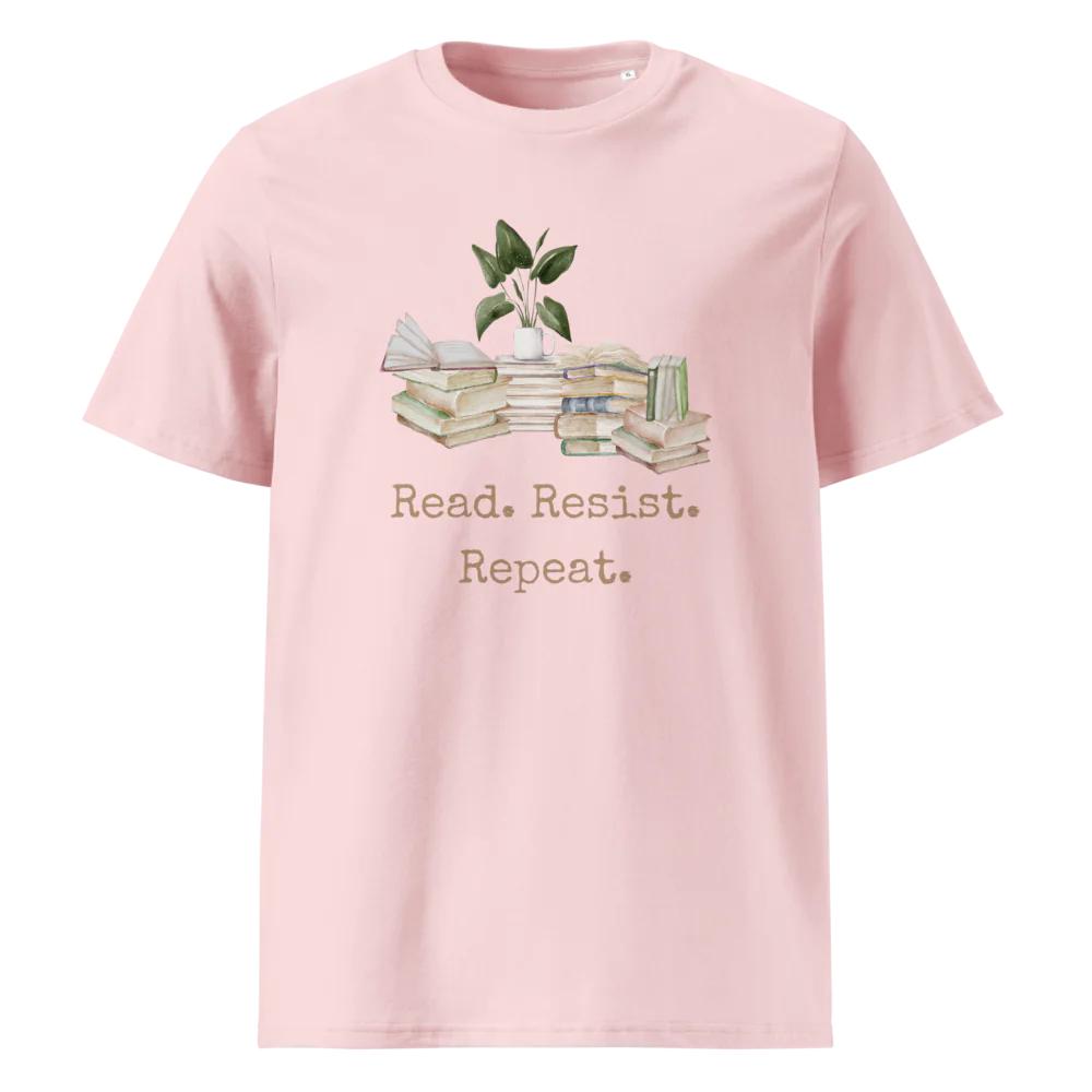 Leer. Resistir. Repetir. | Camiseta unisex de algodón orgánico