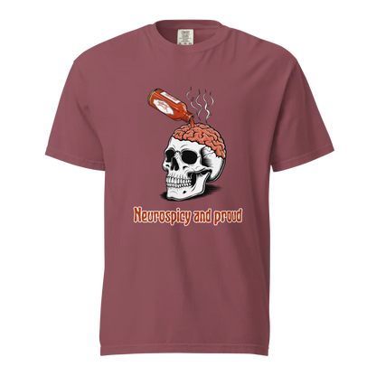 Neurospicy &amp; Proud | Camiseta unisex de tejido grueso | 100 % algodón