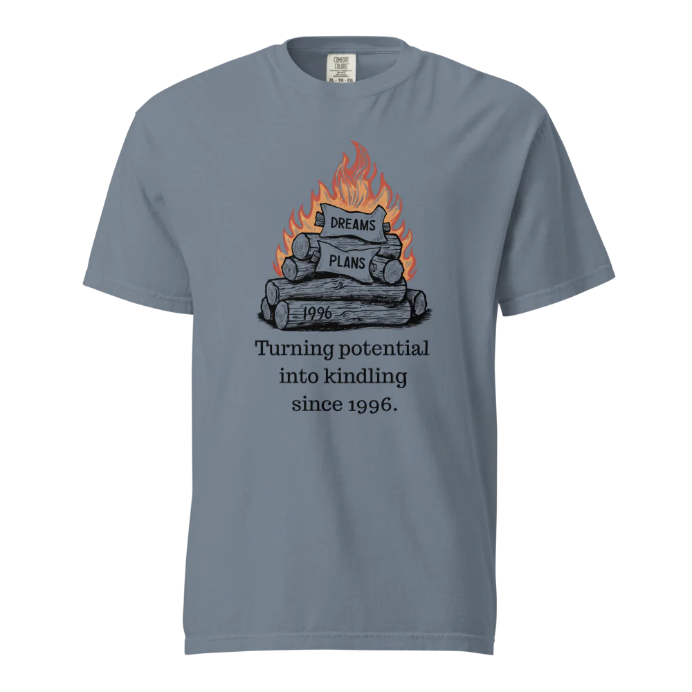 Transformando el potencial en leña | Camiseta unisex de tejido grueso | 100 % algodón