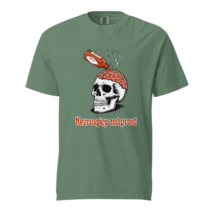 Neurospicy &amp; Proud | Camiseta unisex de tejido grueso | 100 % algodón