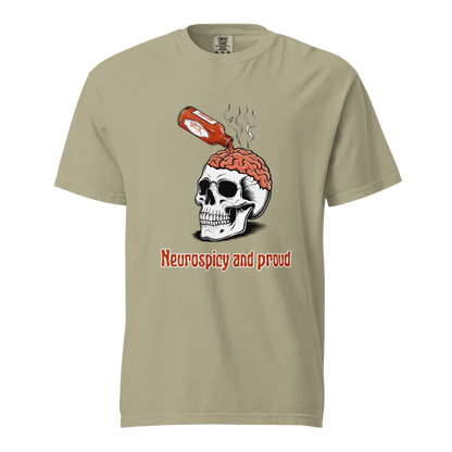Neurospicy &amp; Proud | Camiseta unisex de tejido grueso | 100 % algodón