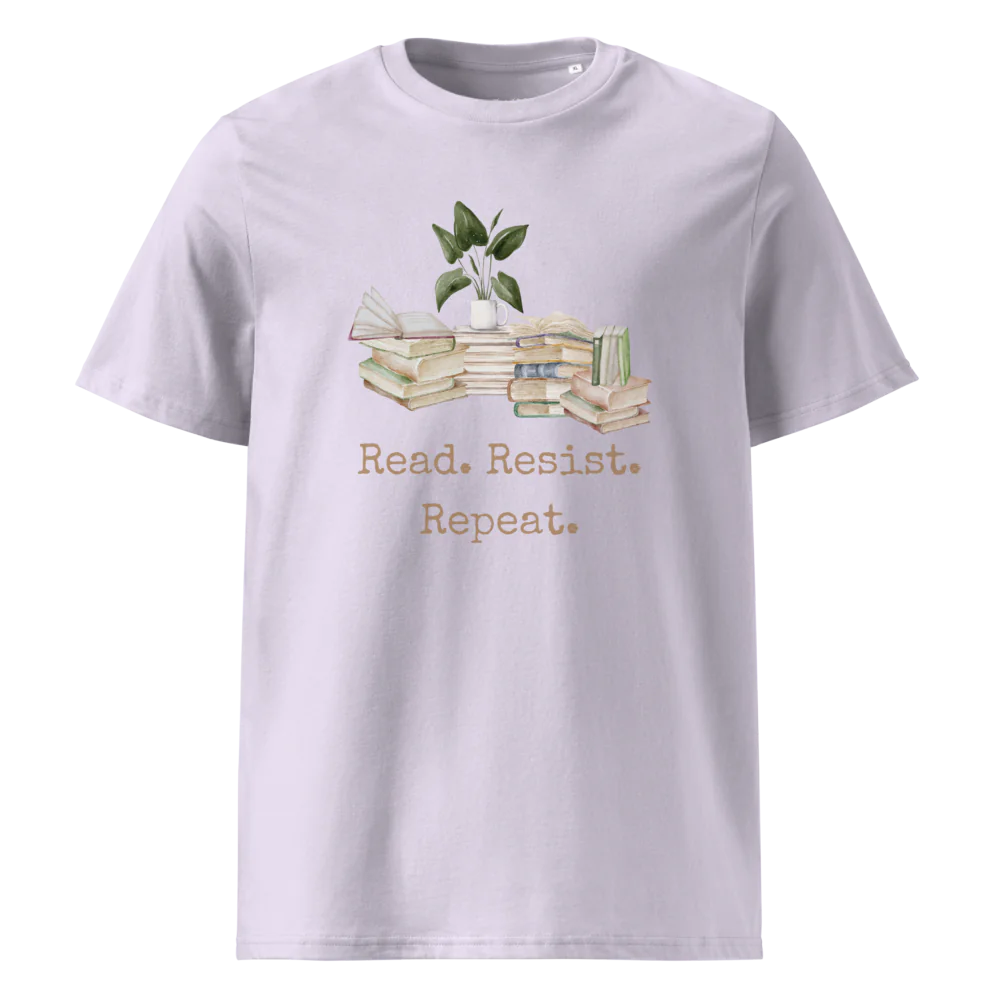 Leer. Resistir. Repetir. | Camiseta unisex de algodón orgánico