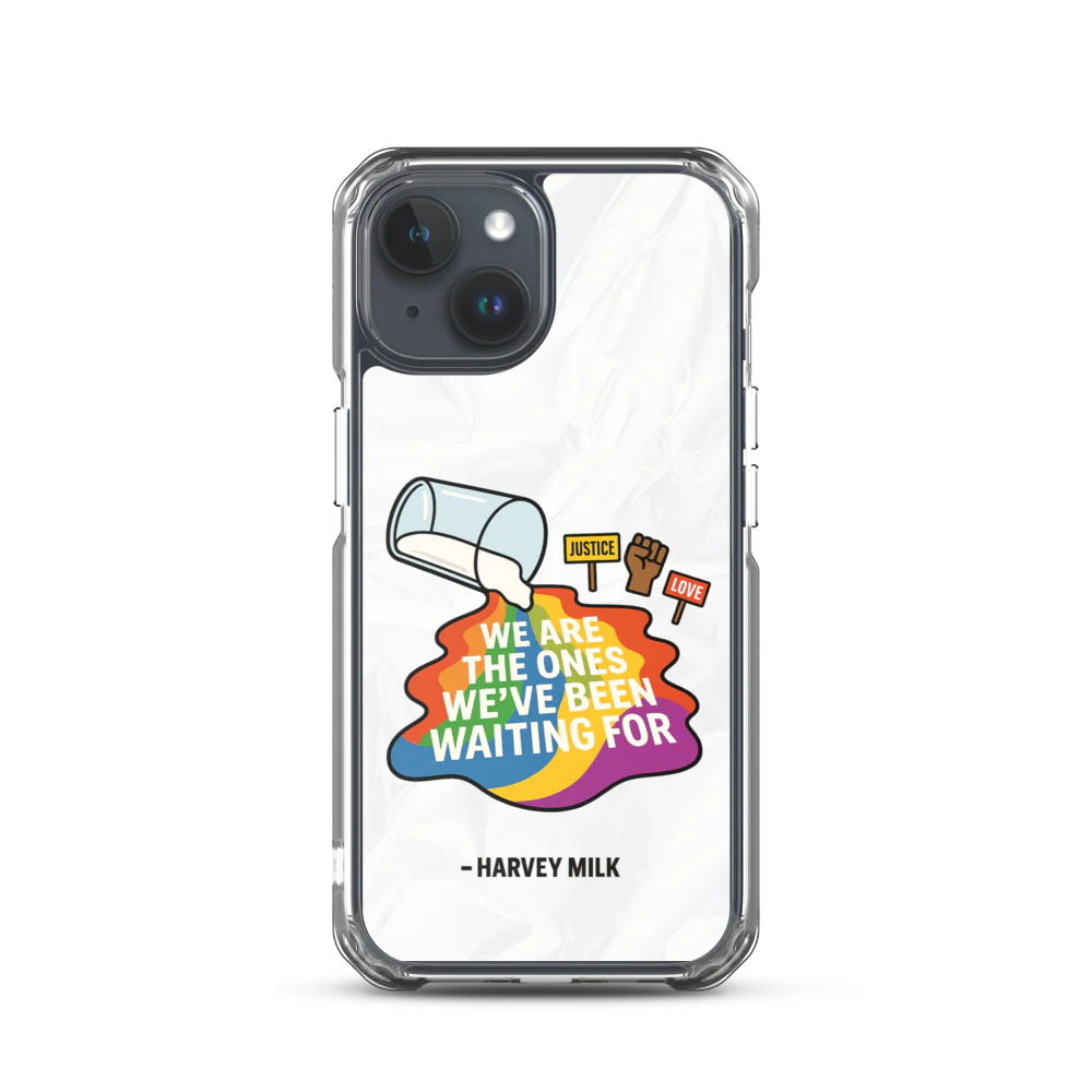 Cita de Harvey Milk | Funda transparente MagSafe® para iPhone®